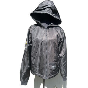 Harley Davidson 2006 Reversible Jacket Sweater Jacket Hooded Woman's M